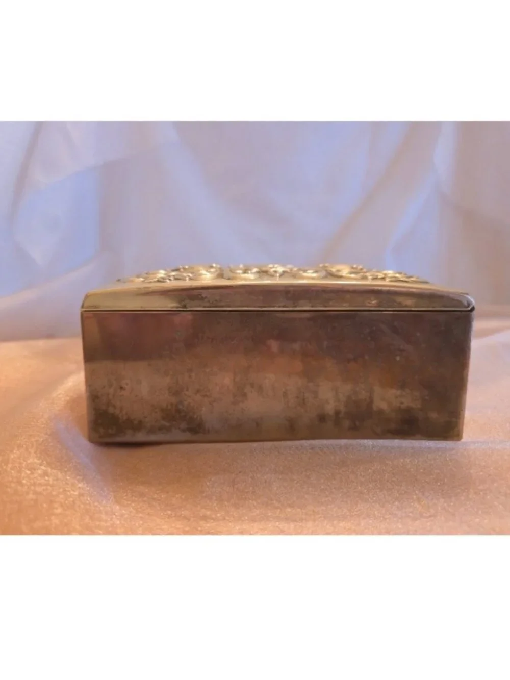 Godinger vintage silver plated jewelry box wedding anniversary graduation gift